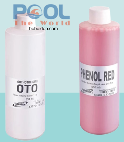 5 mẹo dùng dung dịch test pH 250ml xử lí hồ bơi có mùi clo nặng