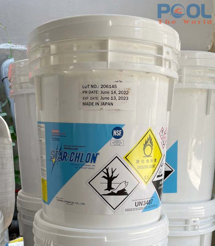 Hóa chất hồ bơi thế hệ mới: Chlorine Nhật Nankai – 70% và cuộc cách mạng nước trong