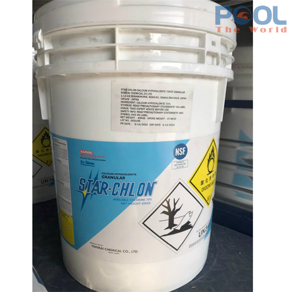 Hóa chất hồ bơi thế hệ mới: Chlorine Nhật Nankai – 70% và cuộc cách mạng nước trong