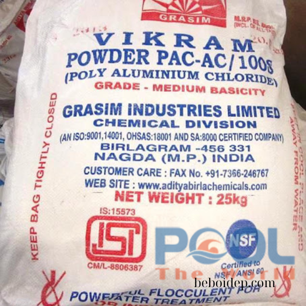 PAC Trắng Ấn Độ Có Tác Dụng Gì Cho Hồ Bơi