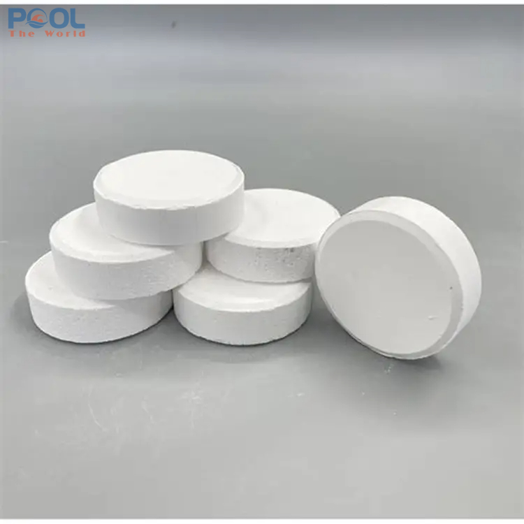 Hóa Chất Thông Minh Cho Hồ Bơi Sạch Tự Động – Viên TRICHLOROISOCYANURIC ACID 200g