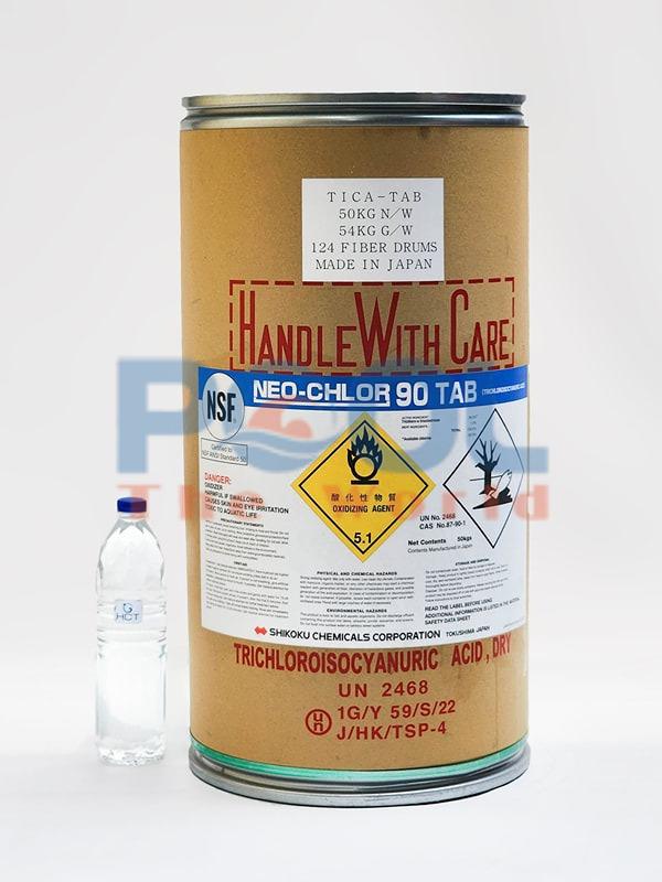 Hóa chất TCCA viên sủi – Giải pháp làm sạch nước hồ bơi hiệu quả và tiện lợi