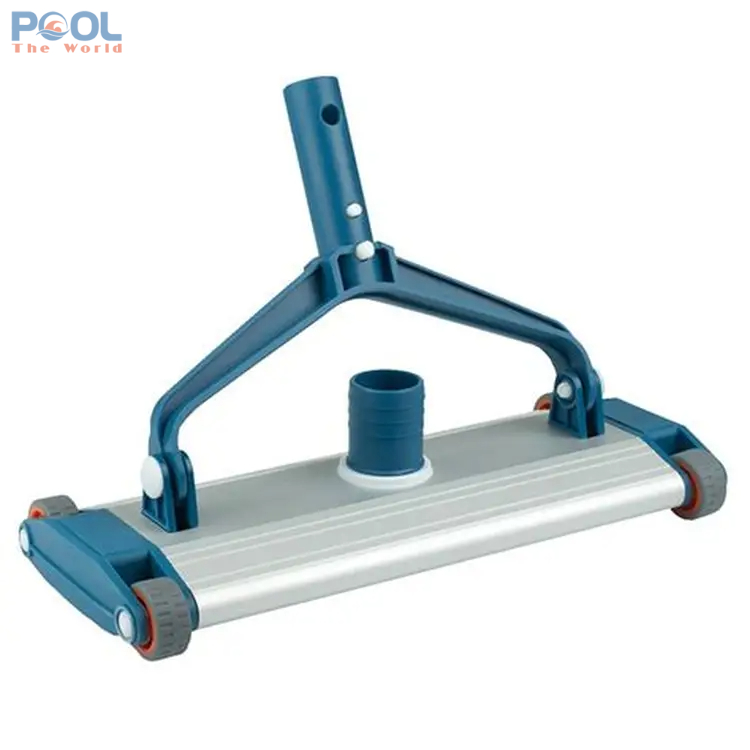 Hiệu Quả Gấp Đôi Khi Dùng Bàn Hút Nhôm 4 Bánh Xe Vệ Sinh Bể Bơi