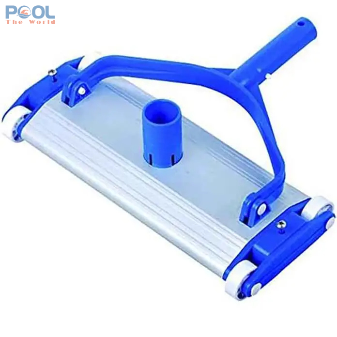 Hiệu Quả Gấp Đôi Khi Dùng Bàn Hút Nhôm 4 Bánh Xe Vệ Sinh Bể Bơi