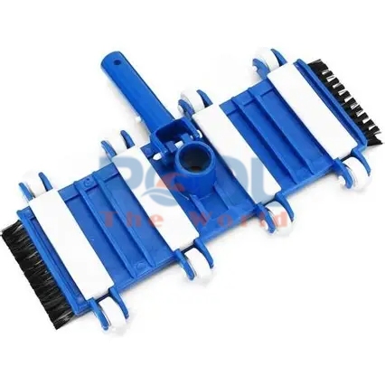 Trải Nghiệm Vệ Sinh Hồ Bơi Dễ Dàng Với Bàn Hút Đáy 8 Bánh Màu Xanh Dương