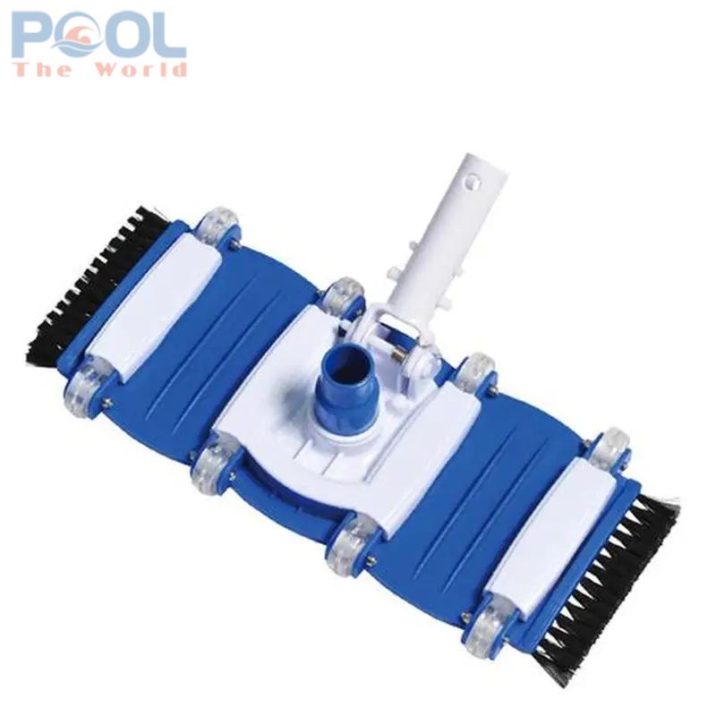 Trải Nghiệm Vệ Sinh Hồ Bơi Dễ Dàng Với Bàn Hút Đáy 8 Bánh Màu Xanh Dương