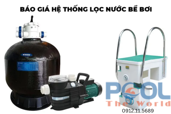 Tìm hiểu cấu tạo và báo giá hệ thống lọc nước hồ bơi