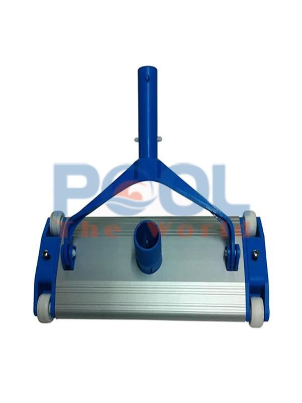 Hiệu Quả Gấp Đôi Khi Dùng Bàn Hút Nhôm 4 Bánh Xe Vệ Sinh Bể Bơi