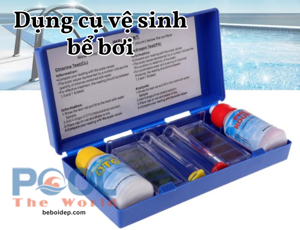 Bộ test hồ bơi chính hãng – Giải pháp kiểm tra nước nhanh, chuẩn xác