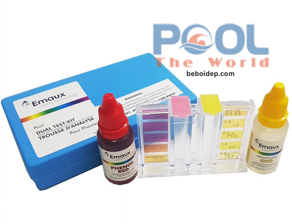 Bộ Test pH – Clo hồ bơi: Hướng dẫn sử dụng và lấy mẫu chuẩn