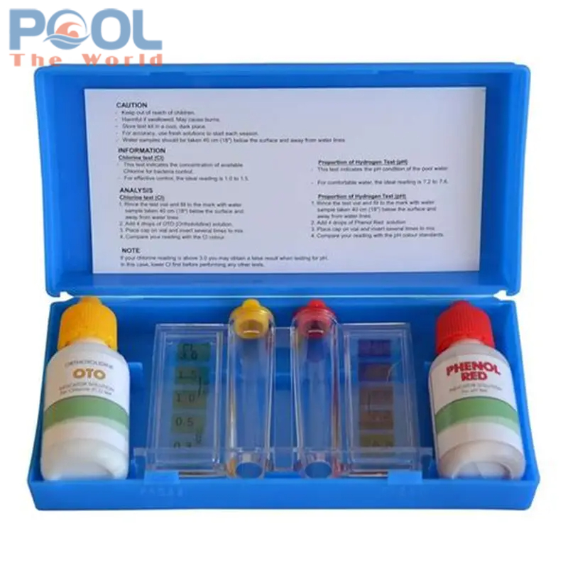 Bộ test pH clo hồ bơi – Thiết bị nhỏ, kiểm soát lớn cho nước sạch an toàn