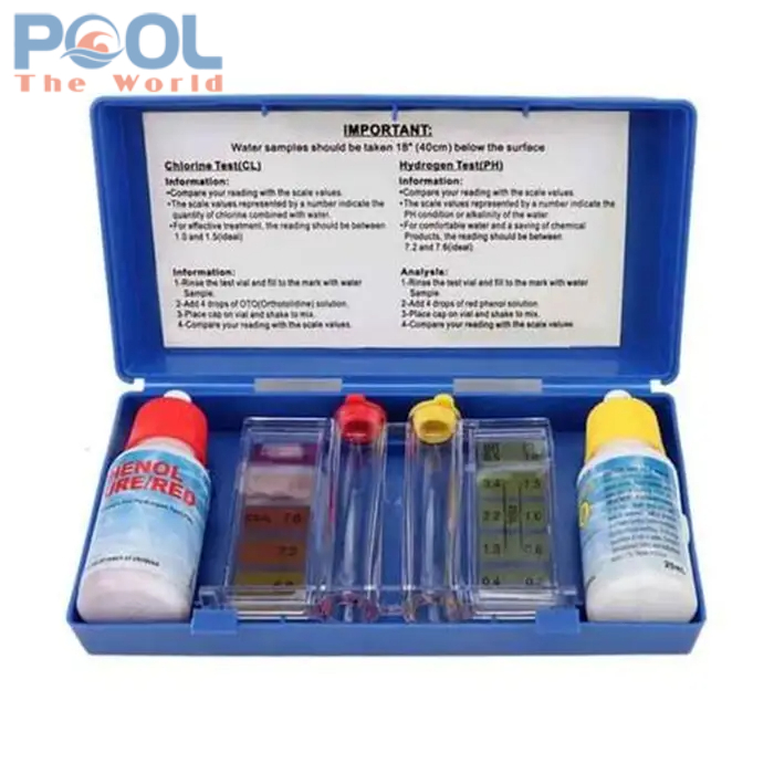 Bộ test pH clo hồ bơi – Thiết bị nhỏ, kiểm soát lớn cho nước sạch an toàn