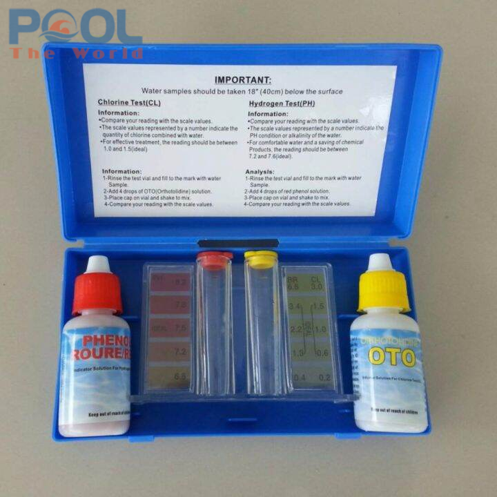 Bộ test pH clo hồ bơi – Thiết bị nhỏ, kiểm soát lớn cho nước sạch an toàn