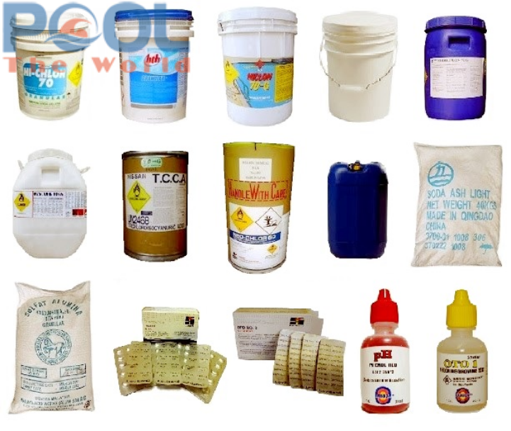 Hóa chất hồ bơi bí quyết giữ nước luôn tinh khiết và an toàn