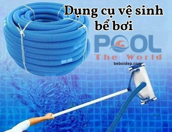 Cách Bảo Quản Ống Hút Mềm Vệ Sinh Hồ Bơi 15m Dày