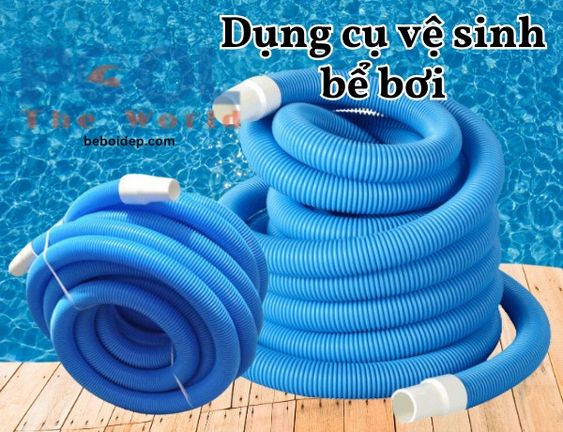 Cách Bảo Quản Ống Hút Mềm Vệ Sinh Hồ Bơi 15m Dày