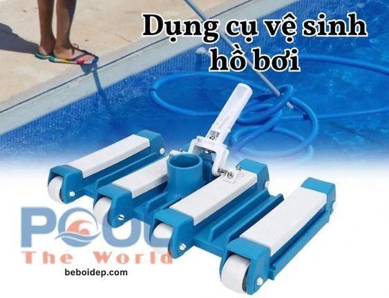 Cách sử dụng ống mềm hút vệ sinh hồ bơi 12m hiệu quả nhất