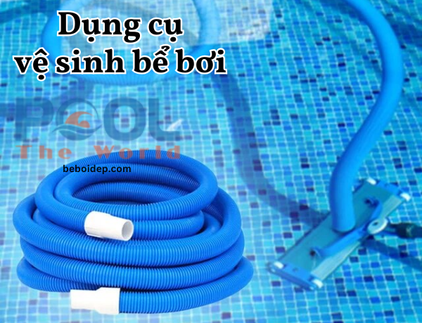 Cách sử dụng ống mềm hút vệ sinh hồ bơi 12m hiệu quả nhất