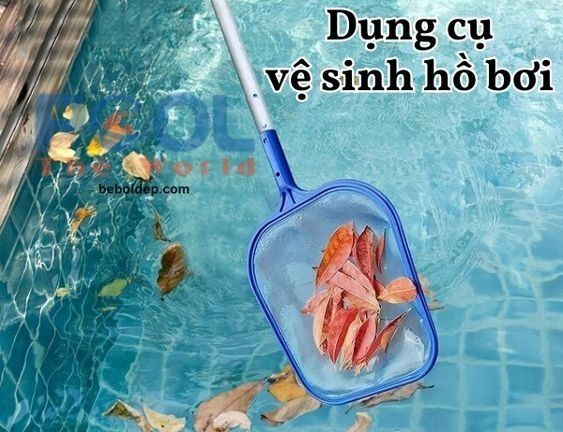 Cách Sử Dụng Vợt lá Cây Hồ Bơi Lâu Hư Hỏng