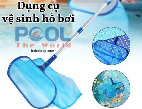 Cách Sử Dụng Vợt lá Cây Hồ Bơi Lâu Hư Hỏng