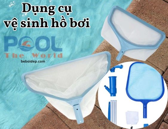 Cách Sử Dụng Vợt lá Cây Hồ Bơi Lâu Hư Hỏng