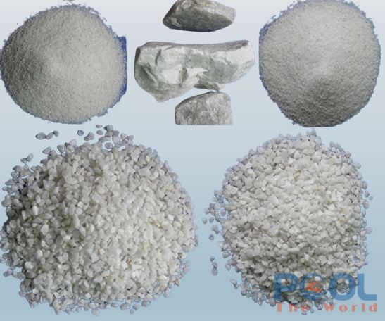 Cát thạch anh – vật liệu lọc nước hồ bơi số 1 hiện nay