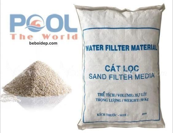 Kích thước hạt cát thạch anh ảnh hưởng thế nào đến hiệu quả lọc nước hồ bơi?