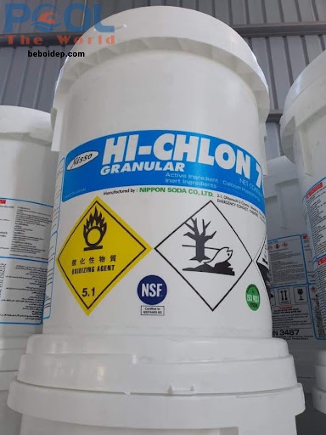 Những thông tin chi tiết về Chlorine Nhật Bản 70%