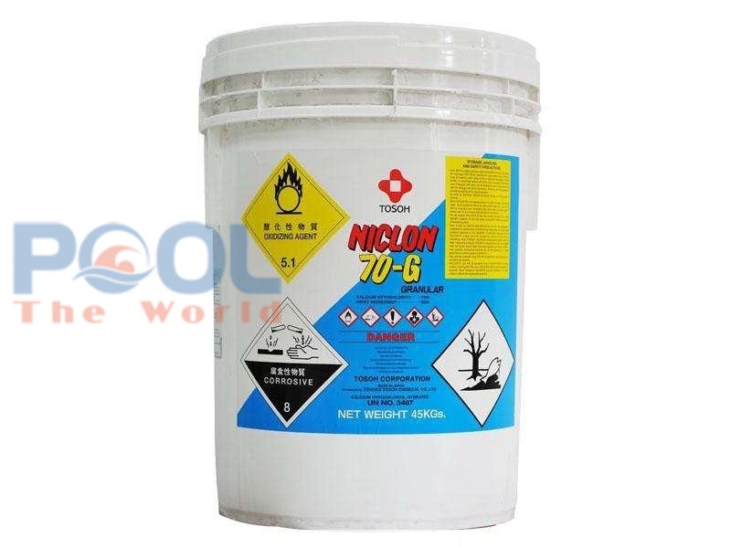Clorine Japan 70% NICLON – Giải Pháp Xử Lý Nước Hồ Bơi Hiệu Quả