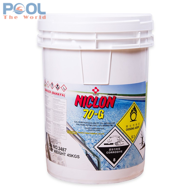 Clorine Japan 70% NICLON – Giải Pháp Xử Lý Nước Hồ Bơi Hiệu Quả