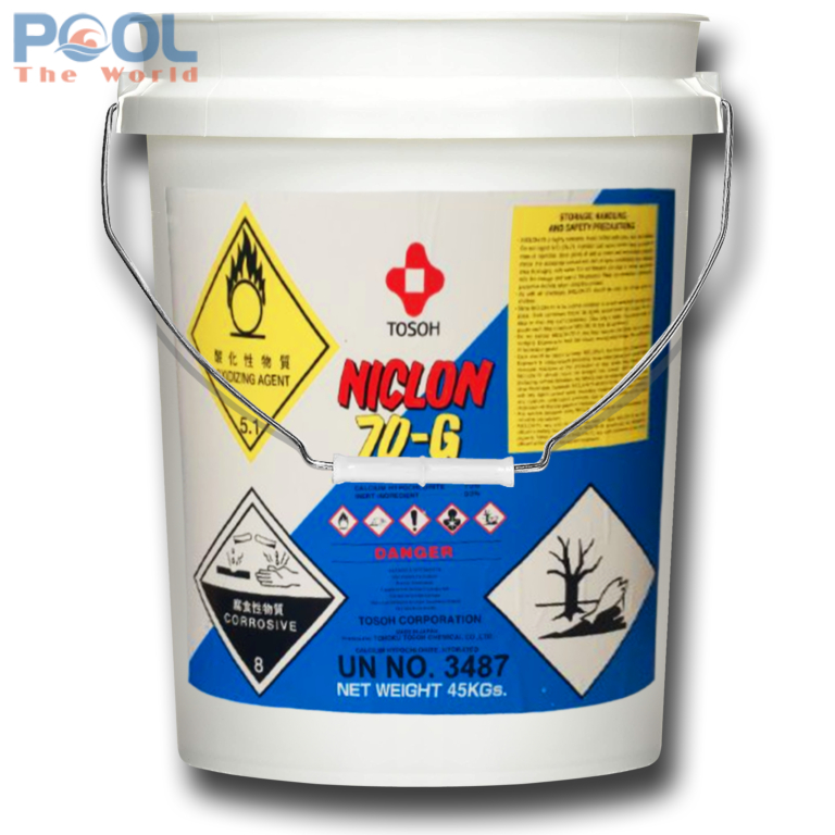 Clorine Japan 70% NICLON – Giải Pháp Xử Lý Nước Hồ Bơi Hiệu Quả