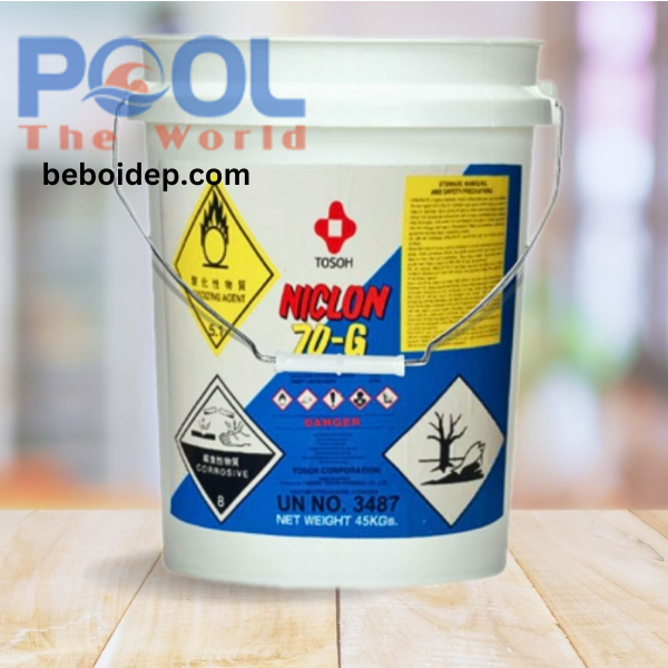 Đặc tính ưu việt của Chlorine Japan 70% NICLON so với các sản phẩm giá rẻ