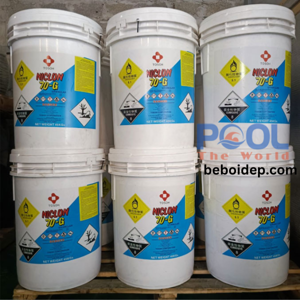 Đặc tính ưu việt của Chlorine Japan 70% NICLON so với các sản phẩm giá rẻ