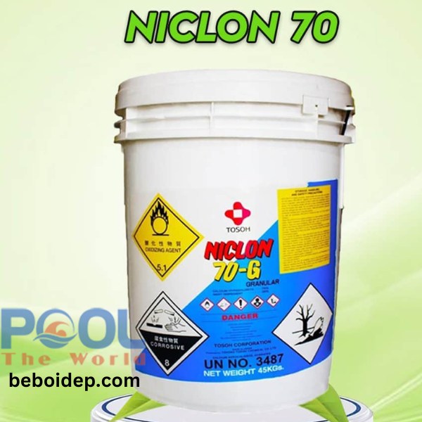 Đặc tính ưu việt của Chlorine Japan 70% NICLON so với các sản phẩm giá rẻ