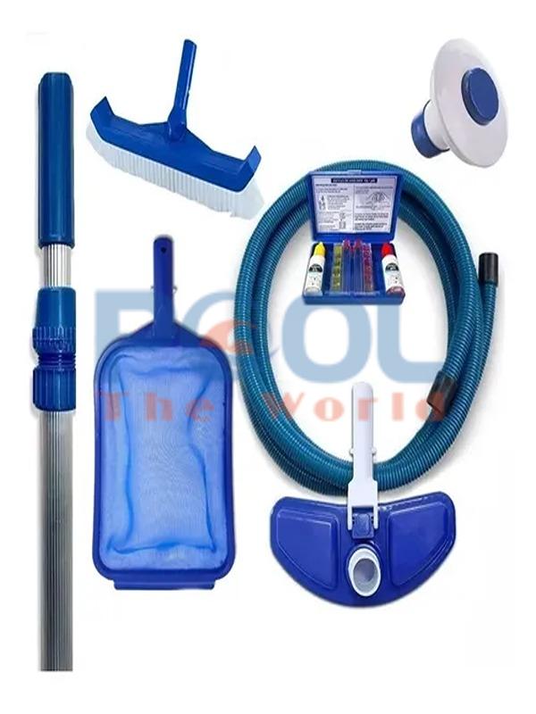Chăm sóc hồ bơi tại nhà dễ dàng với combo dụng cụ chuyên dụng