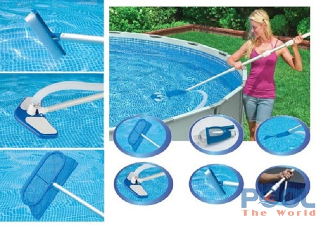 Một lần đầu tư – sử dụng lâu dài với combo vệ sinh hồ bơi chuyên dụng