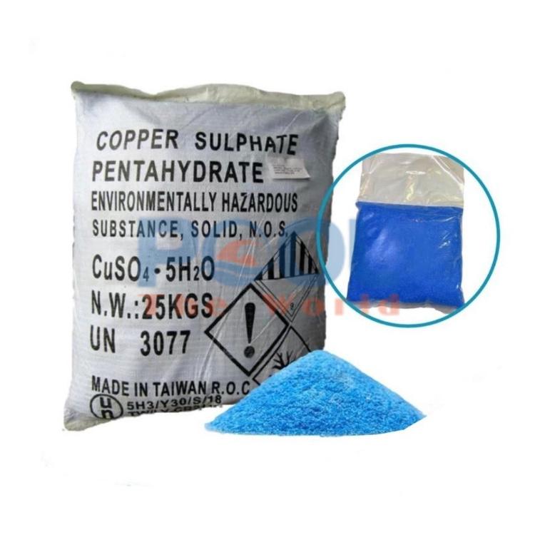 CuSO₄·5H₂O – Hóa Chất Đa Năng Bảo Vệ Chất Lượng Nước hồ bơi