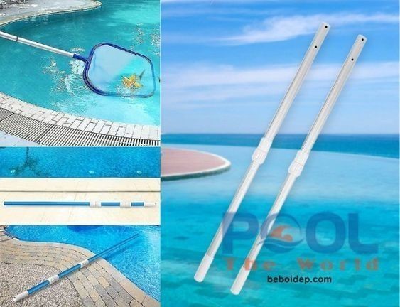 Dọn cặn đáy hồ bơi dễ dàng nhờ sào nhôm 3m chất lượng