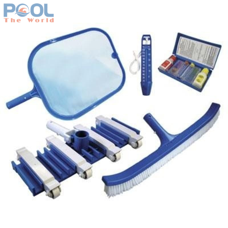 Chăm sóc hồ bơi tại nhà dễ dàng với combo dụng cụ chuyên dụng