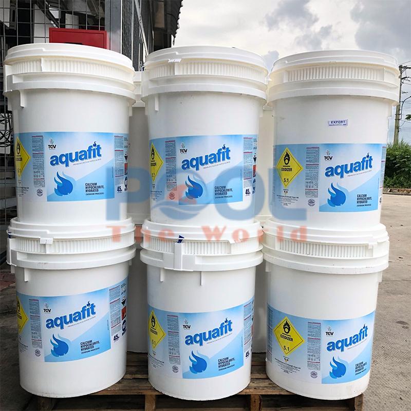 Chlorine INDIA 70% Aquafit – Hóa chất xử lý nước hồ bơi chất lượng, an toàn, tiết kiệm