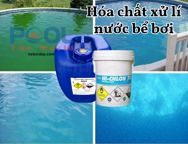 Hồ bơi thiếu Clo thường có nước đục, mùi lạ, rêu tảo xuất hiện và que test báo Clo thấp. Cách xử lý nhanh là bổ sung Clo đúng liều và chạy hệ lọc vài giờ để khử khuẩn và làm nước trong lại.