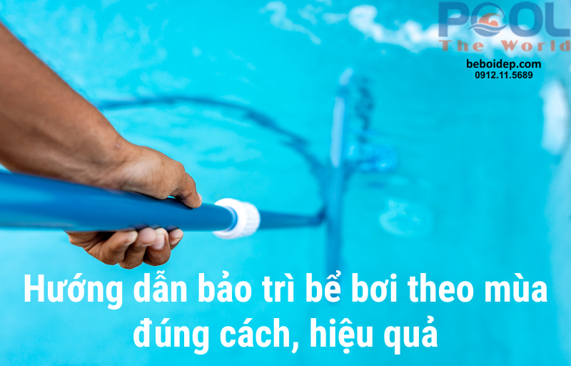 Hướng dẫn bảo trì bể bơi theo mùa đúng cách, hiệu quả