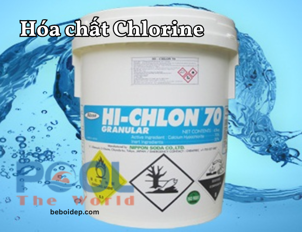 Hướng dẫn sử dụng hóa chất Chlorine xử lý nước hồ bơi đúng cách