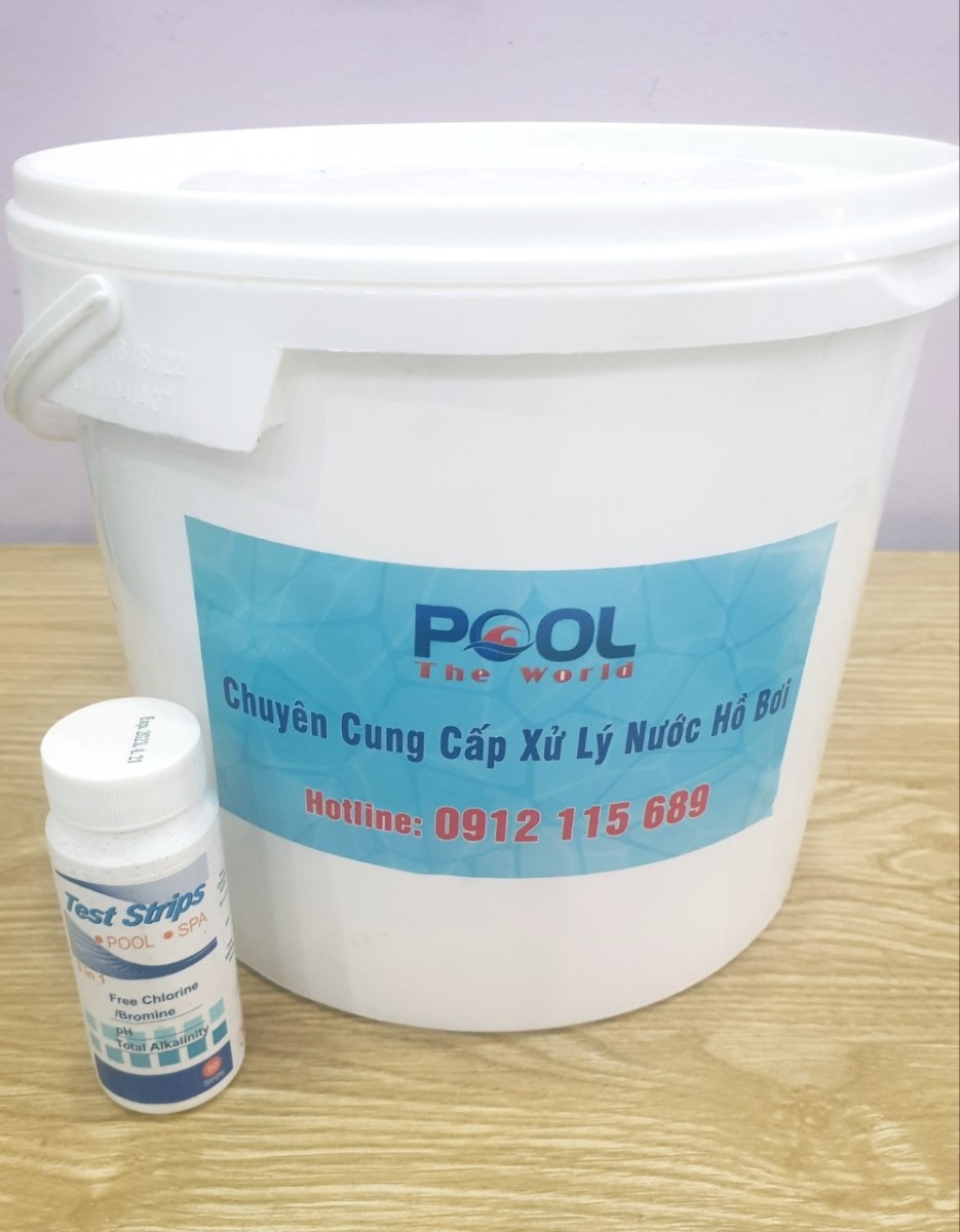 Khử sạch vi khuẩn hồ bơi với viên Clorin 2g dạng sủi cao cấp