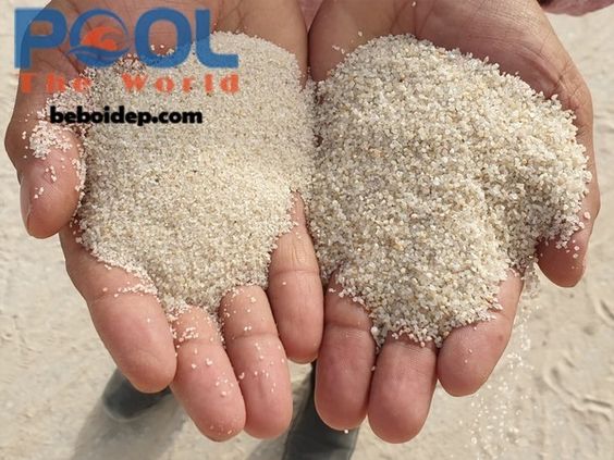 Loại bỏ hồ bơi đục ngầu, đầy rêu bằng cát thạch anh lọc nước hồ bơi