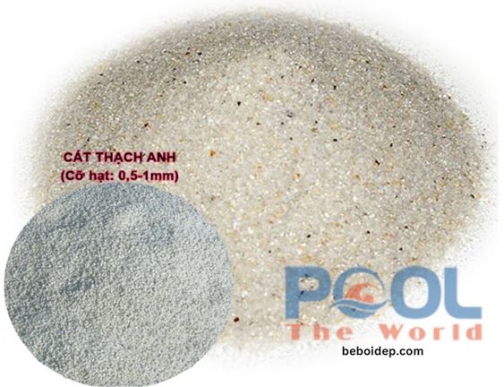 Loại bỏ hồ bơi đục ngầu, đầy rêu bằng cát thạch anh lọc nước hồ bơi
