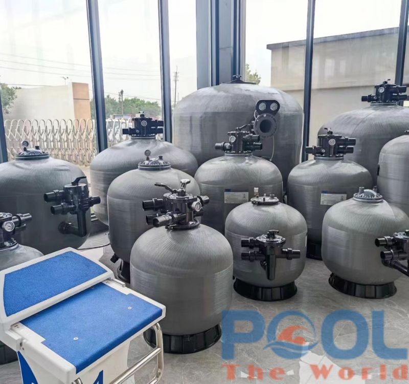 Lọc nước hồ bơi hiệu quả với bồn lọc cát chuyên dụng