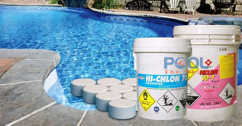 Một số hóa chất dùng để xử lý nước bể bơi mà bạn nên biết