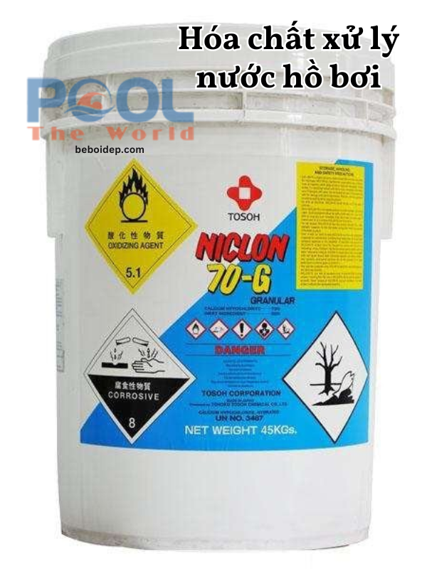 Kinh nghiệm thực tế khi dùng Nankai - 70 cho hồ bơi ngoài trời