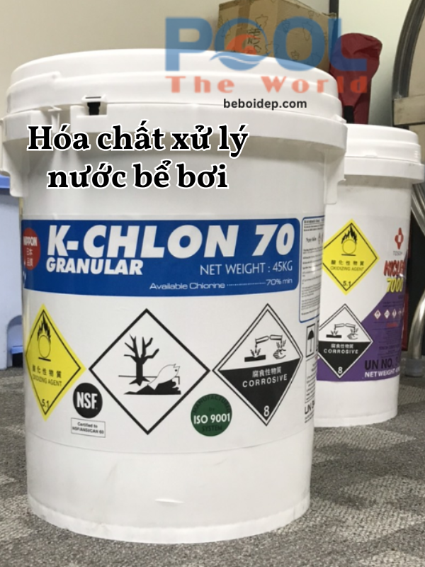 Kinh nghiệm thực tế khi dùng Nankai - 70 cho hồ bơi ngoài trời